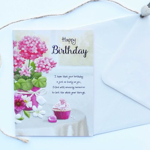 Words of Warmth  Girl Birthday Card 75