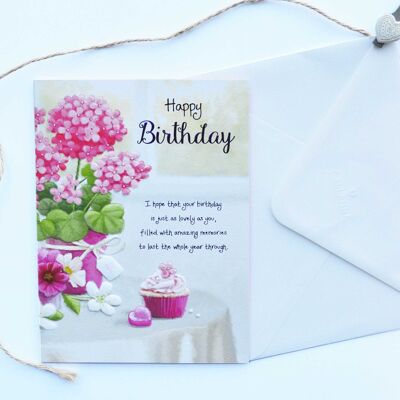 Words of Warmth  Girl Birthday Card 75
