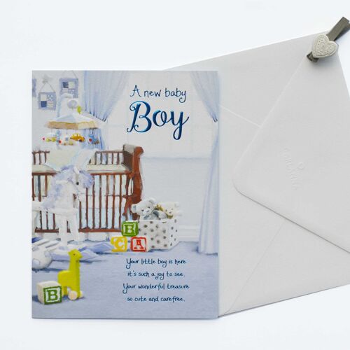 Words of Warmth  Baby Boy Card 75