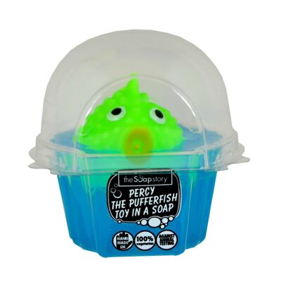 Percy the Puffer Toy in Soap