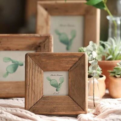 Recycled Wood Photo Frame, Small