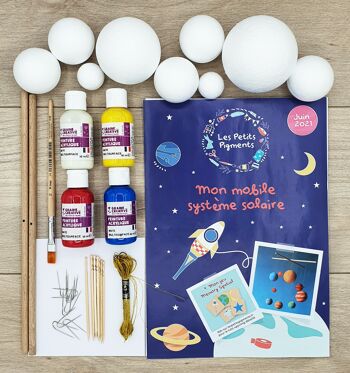 Kit DIY enfant | Fabrication d'un mobile système solaire 2