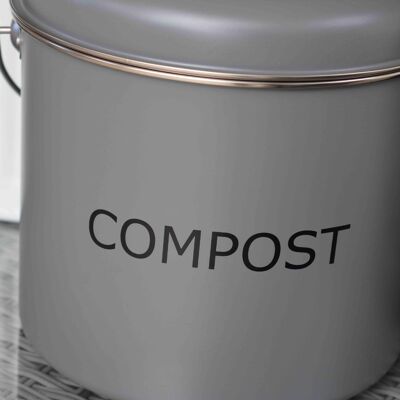 Kompostbehälter 5 Liter PASTEL mit Kohlefilter