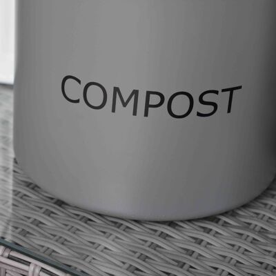 Cubo de compostaje 5 Litros PASTEL con filtro de carbón