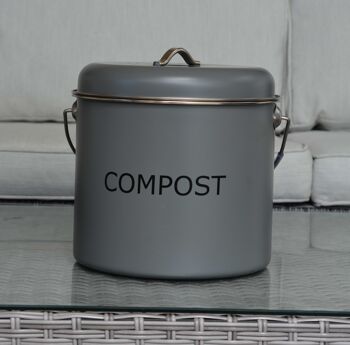 Poubelle de compost Organik avec filtre charbon 10 L