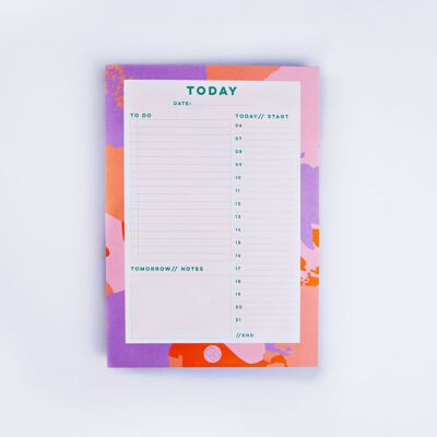Palette Knife Daily Planner Pad