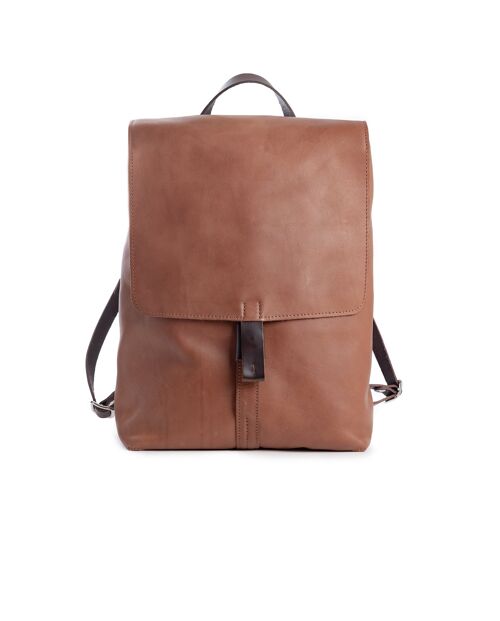 Lift Notebook Backpack large - cognac-braun