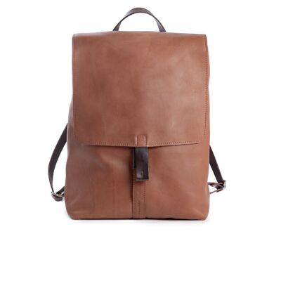 Lift Notebook Backpack large - cognac brown