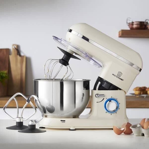 MisterChef PRO Küchenmaschine CREME – 1600W