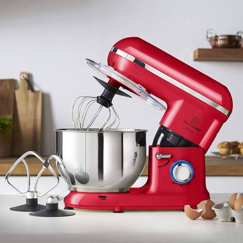 MisterChef PRO Food Stand Mixer RED – 1600W