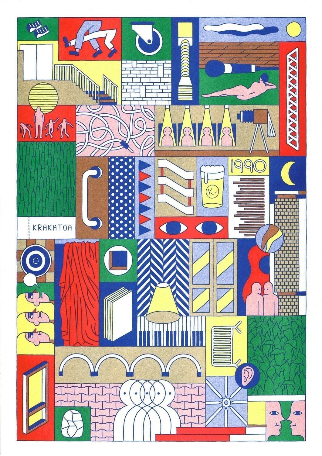 Affiche Sylvain Havec - Le Krakatoa