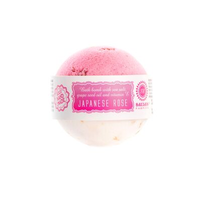 Saules Fabrika Boule de bain Rose du Japon 145 g