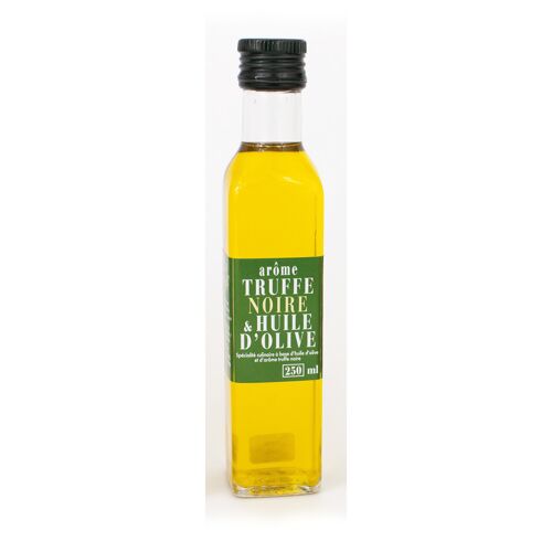 Huile d’Olive Extra Vierge Aromatisée Truffe Noire
