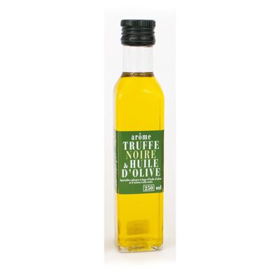 Huile d'olive extra vierge arôme truffe noire