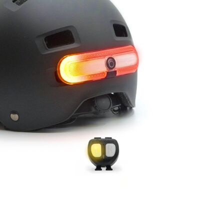 Overade TURN - Iluminación trasera para bicicleta/casco - Señales de giro derecha/izquierda y control remoto