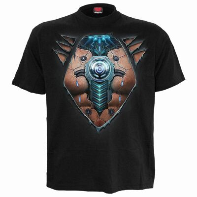 CYBER SKIN - Camiseta Negra