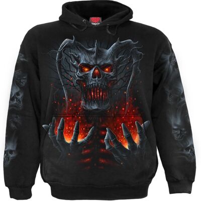 EMBERS DELLA MORTE - Felpa con cappuccio nera