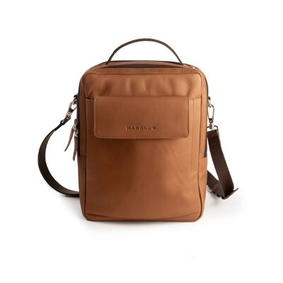 Country Crossbag anse large - cognac