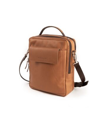 Country Crossbag anse large - cognac 3