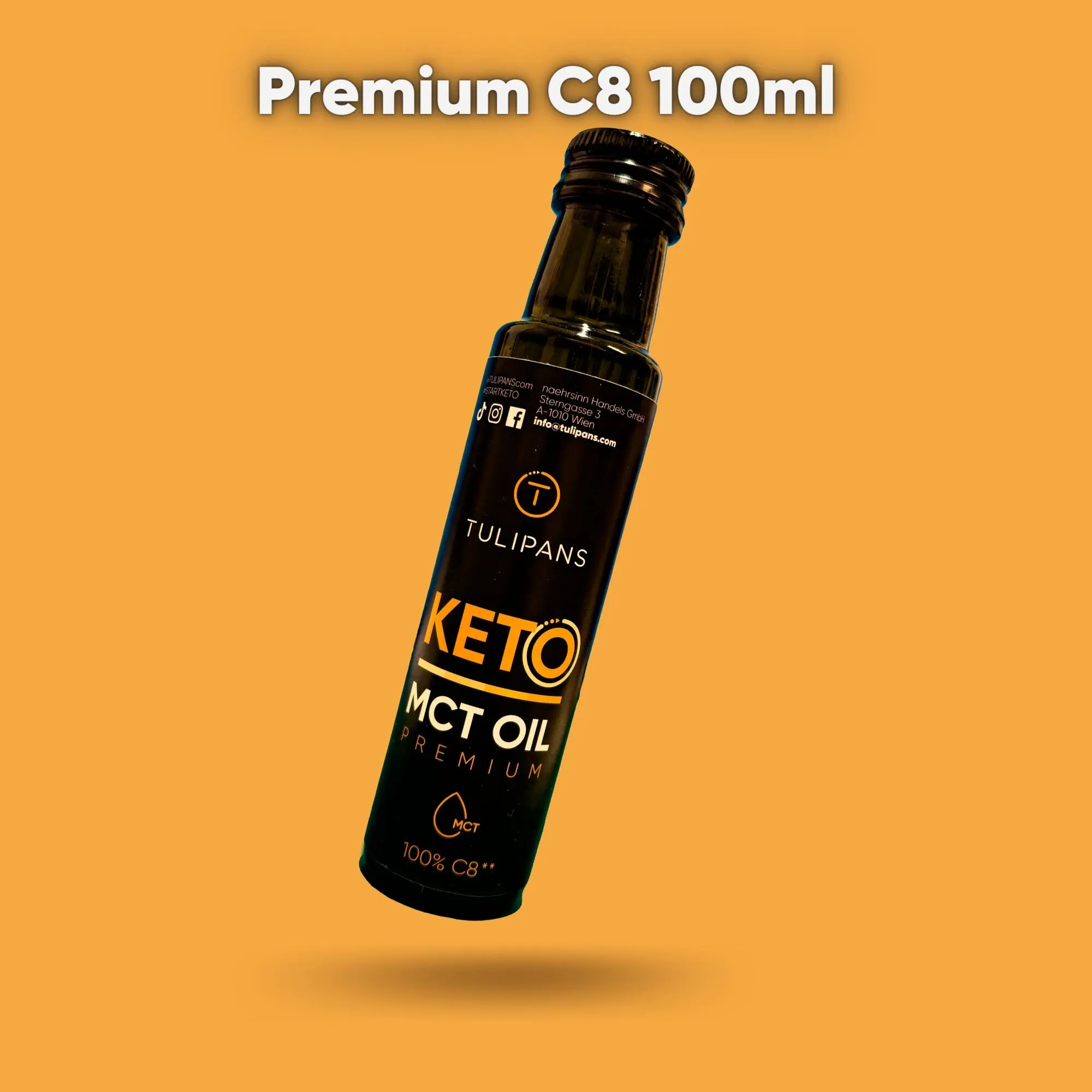 Huile MCT 100% C8 BeKeto - 1000 Ml - Pour Régime Cétogène - Neuf