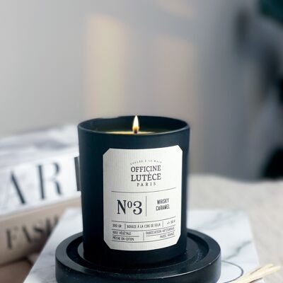 Scented candle N° 3 Whiskey Caramel