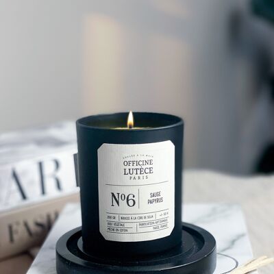 Scented candle N°6 Sage Papyrus