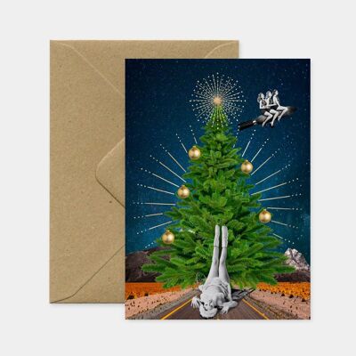 “Christmas tree” card