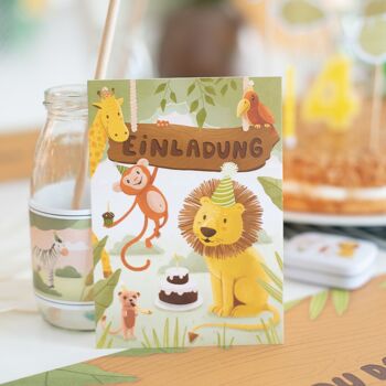 Safari d'anniversaire pour enfants Mottobox 6 enfants 3