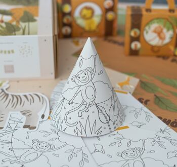 Safari d'anniversaire pour enfants Mottobox 6 enfants 13