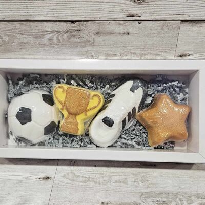 Set regalo bomba da bagno calcio