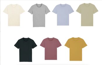 T-shirt avec votre propre logo ou motif - t-shirt unisexe - personnalisé - t-shirt personnalisé - motif souhaité