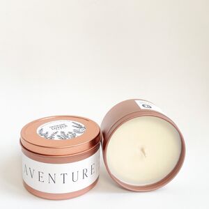 Bougie Aventure - Musk & Eucalyptus - Or Rose