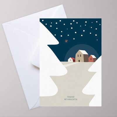 Carte postale - Noël paisible