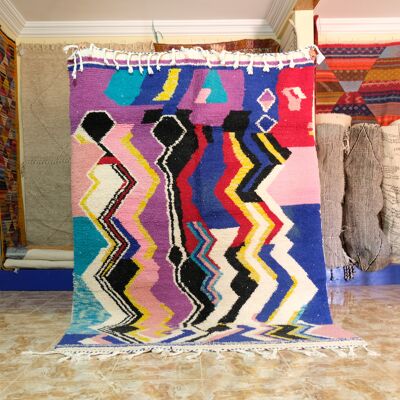 Bunter marokkanischer Teppich - W2