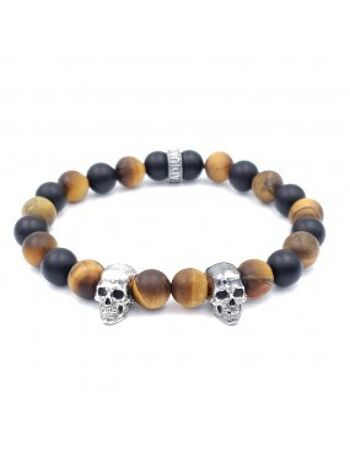 Bracelet Savannah Dark Duo Skull 1