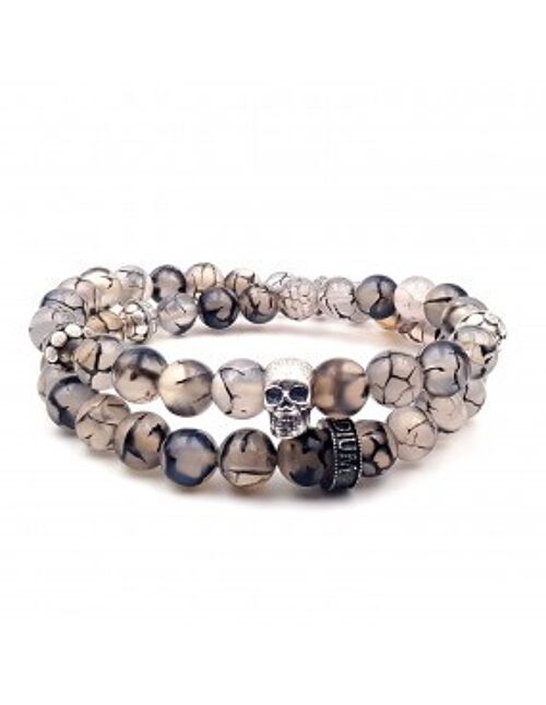 Bracelet Master Skull Double rang