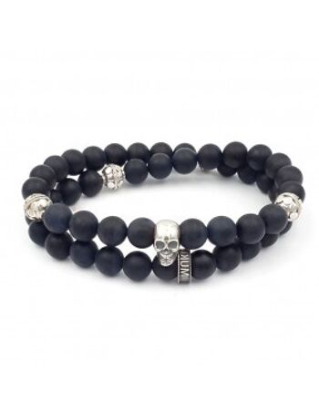 Bracelet Rival Skull Double rang 1