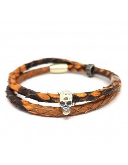 Bracelet Seban Skull Double rang