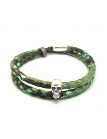 Bracelet Morelia Skull Double rang 1