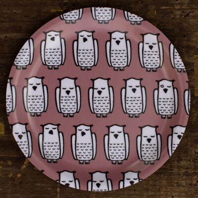 Coaster / mini tray owls
