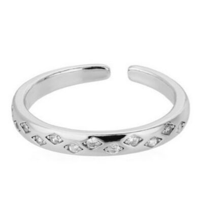 Silver Eva ring