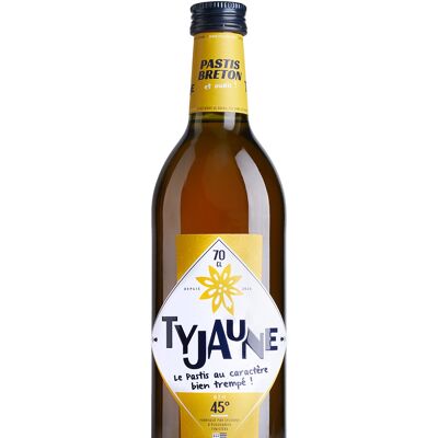 Pastis Artisanal Breton TY YELLOW 70 cl