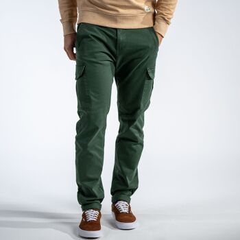 Pantalon cargo Vert 3