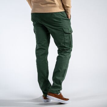 Pantalon cargo Vert 4