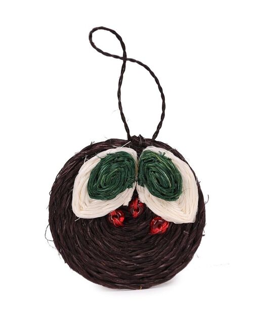 MNANDI: Handwoven Christmas Pudding Decoration