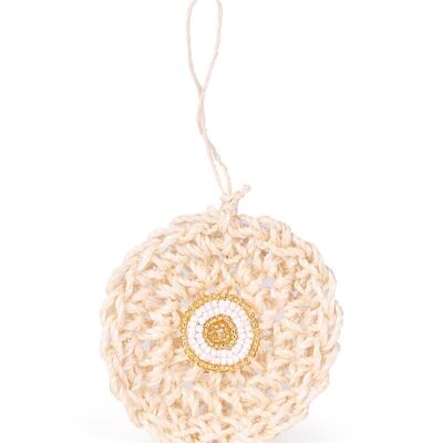 BARAFU: Handgewebte Perlen-Schneeflocken-Dekoration