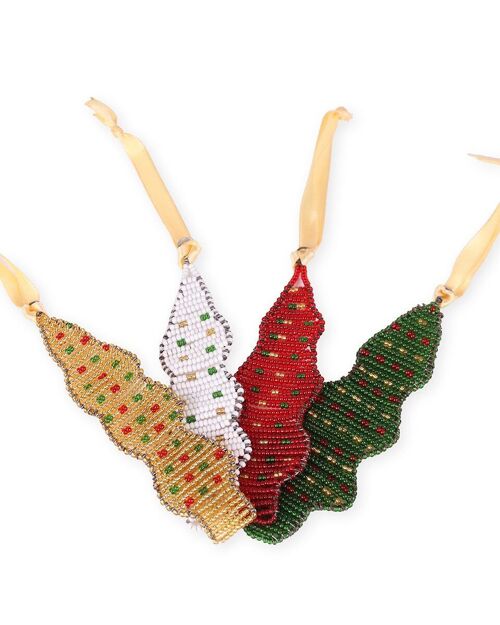 MTI: Handwoven Beaded Tree Decoration