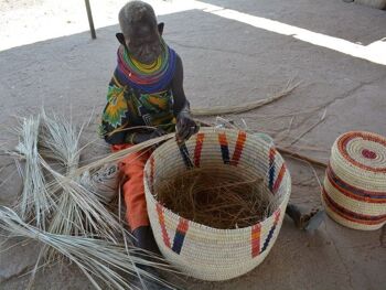 YULE : Panier à linge avec couvercle à carreaux gris ardoise 6