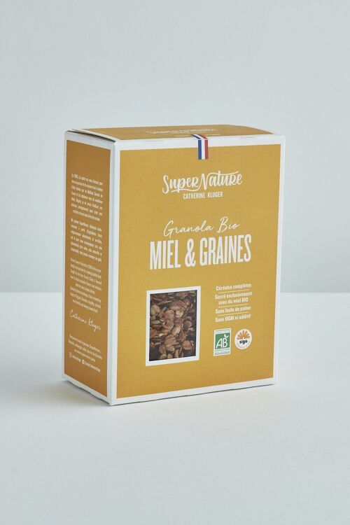 Granola Miel & Graines colis de 10 boites de 350 g