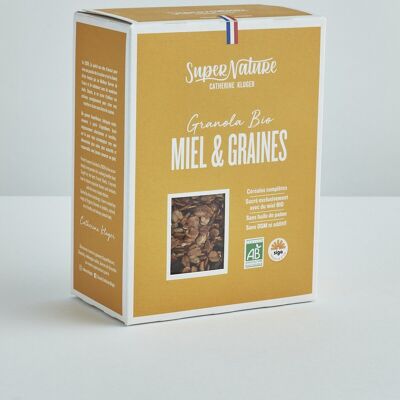 Granola Honey & Seeds Packung mit 10 Schachteln à 350 g
